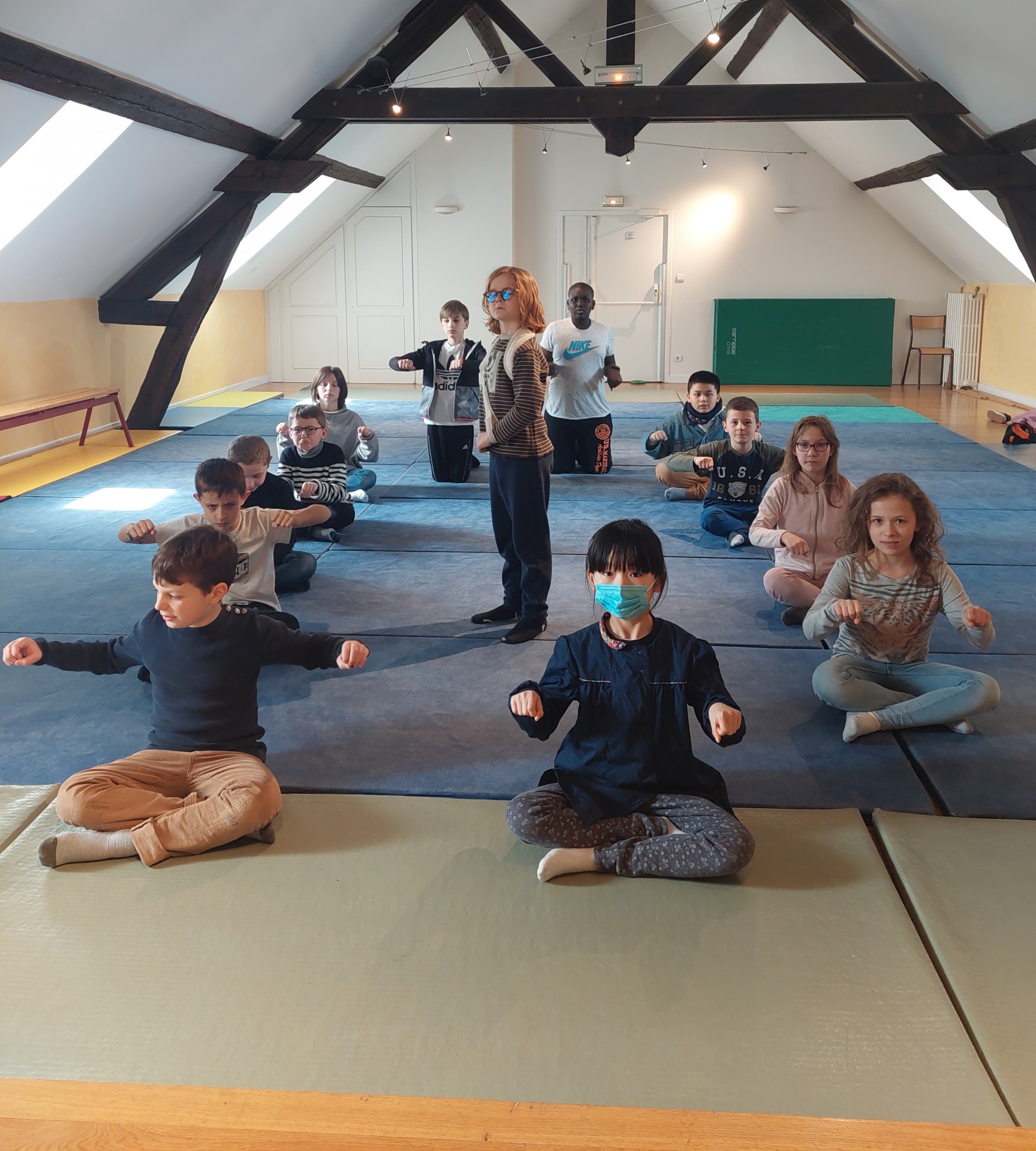 en école