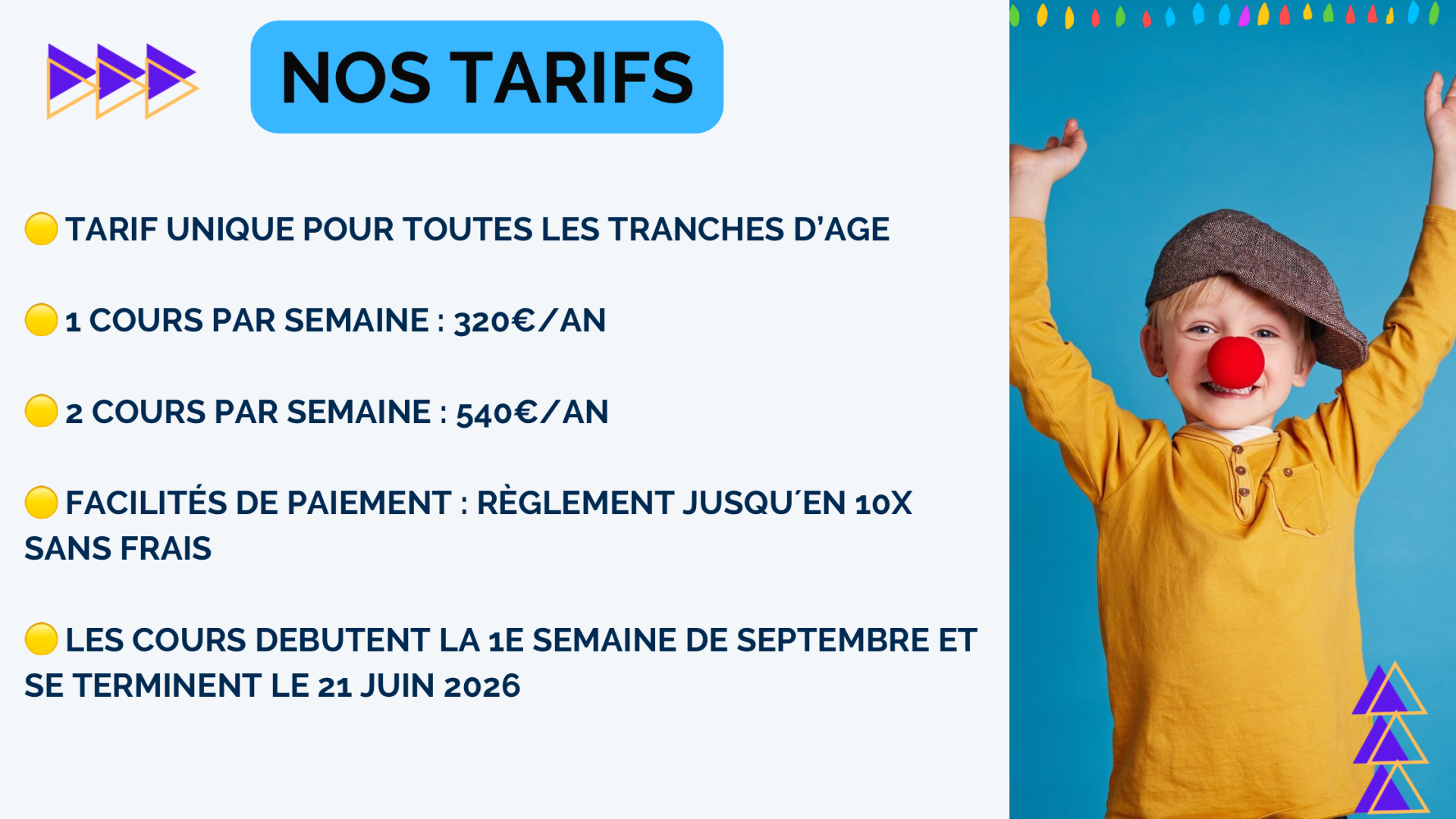 Cours de theatre pour tous tes 5